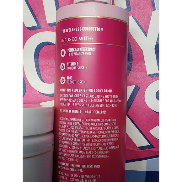 BBW Pomegranate Extract Exfoliating Fruit Scrub & Moisture Replenishing Lotion - Picture 3 of 3
